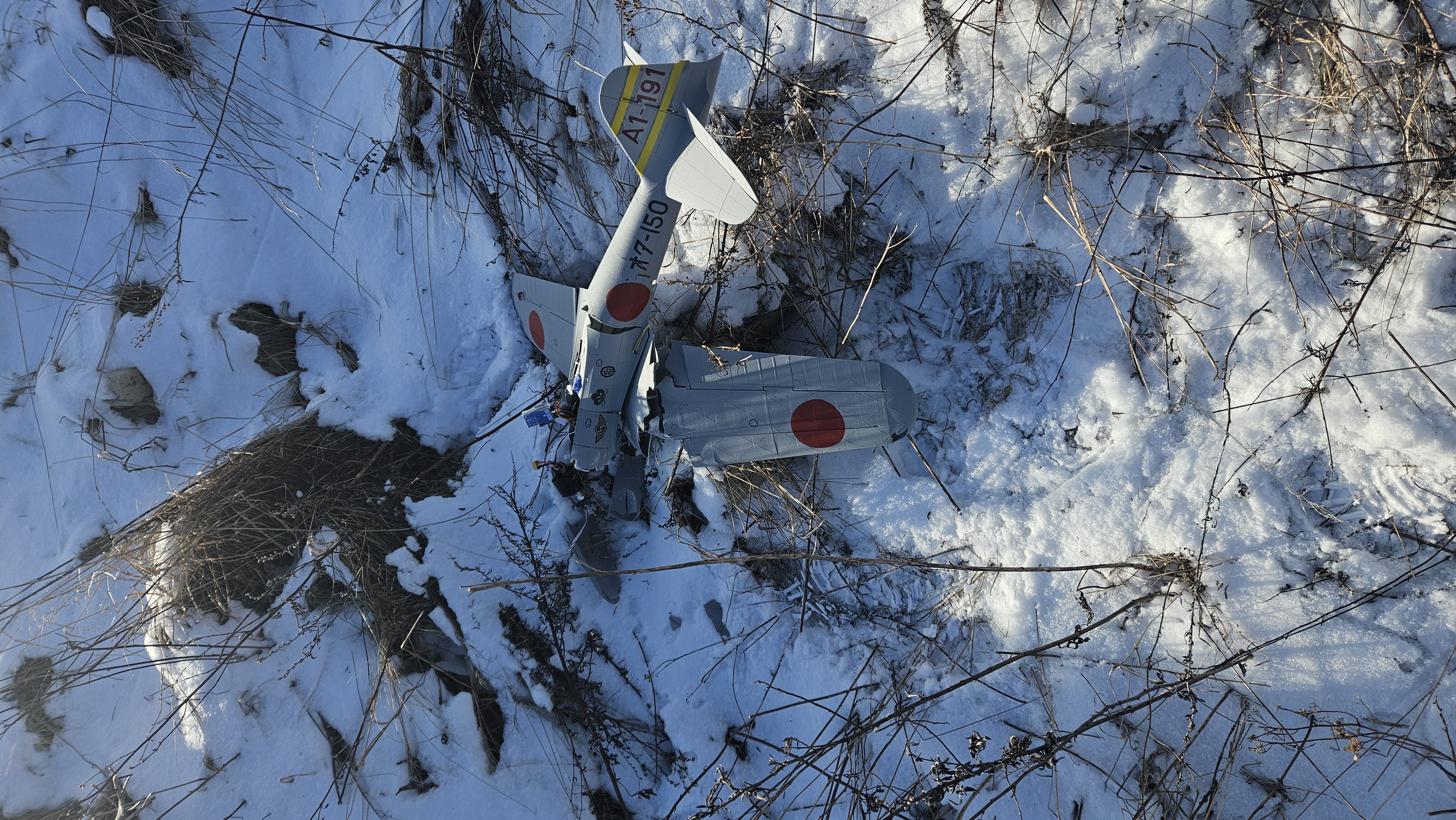 A6M2 Zero kokkupõrge
